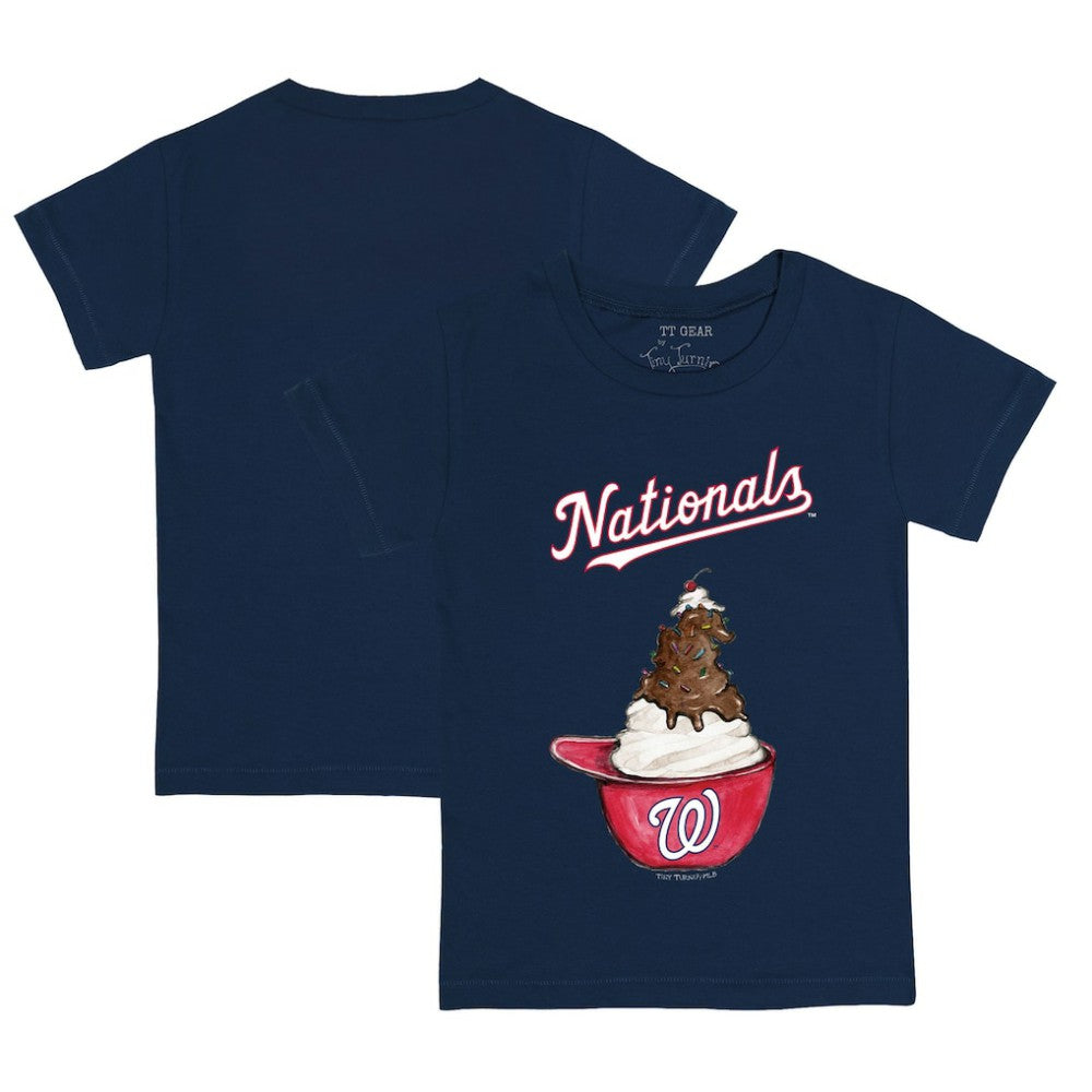 Washington Nationals Tiny Turnip Youth Sundae Helmet T-Shirt | MLB Outlet