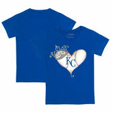 Kansas City Royals Tiny Turnip Youth Tiara Heart T-Shirt | MLB US