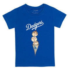 Los Angeles Dodgers Tiny Turnip Youth Triple Scoop T-Shirt | MLB For sale
