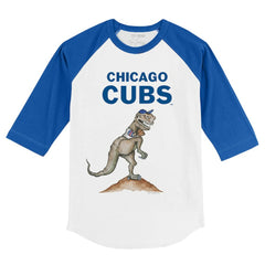 Chicago Cubs Tiny Turnip Youth TT Rex 3/4-Sleeve Raglan T-Shirt | MLB Shop