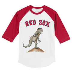Boston Red Sox Tiny Turnip Youth TT Rex 3/4-Sleeve Raglan T-Shirt | MLB Shop