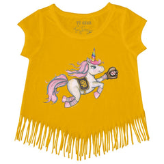 San Diego Padres Tiny Turnip Girls Youth Unicorn Fringe T-Shirt | MLB Near me