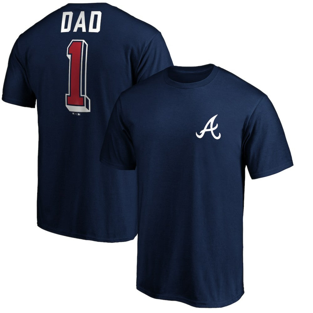 Atlanta Braves Number One Dad T-Shirt | MLB US