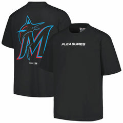 Miami Marlins PLEASURES Ballpark T-Shirt | MLB On Sale