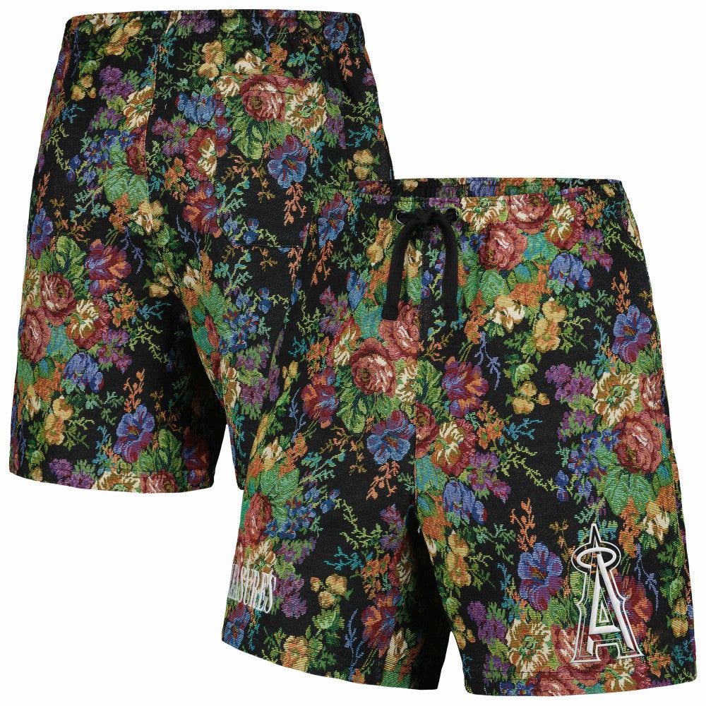 Los Angeles Angels PLEASURES Floral Shorts | MLB Outlet