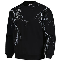 Boston Red Sox PLEASURES Lightning Crewneck Pullover Sweatshirt | MLB Sale