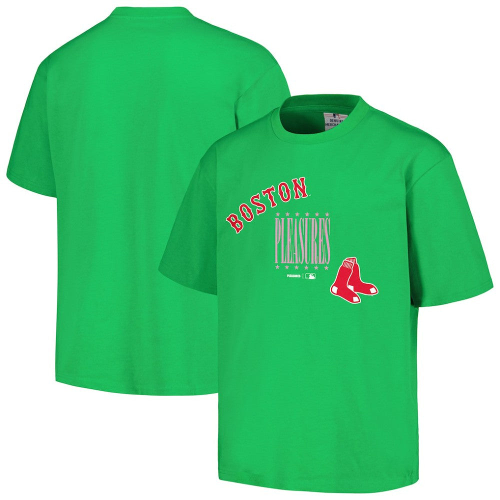 Boston Red Sox PLEASURES Repurpose T-Shirt | MLB Discount