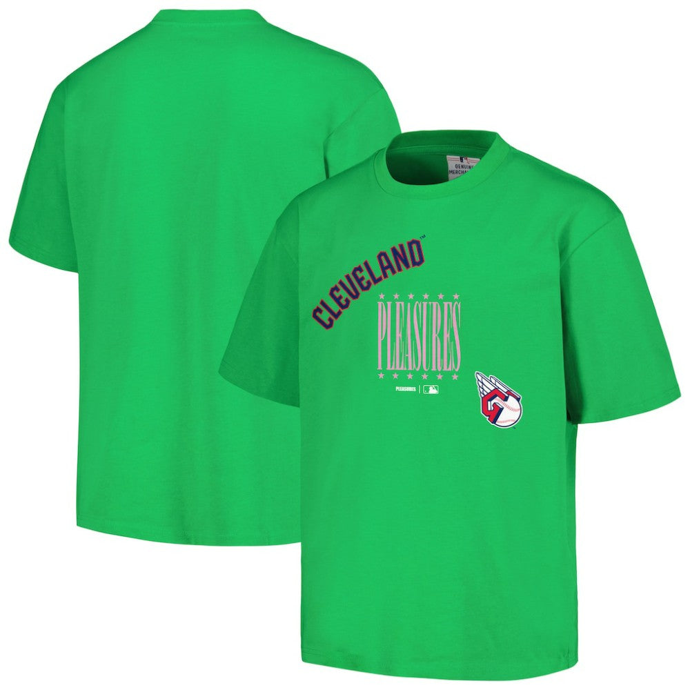 Cleveland Guardians PLEASURES Repurpose T-Shirt | MLB New