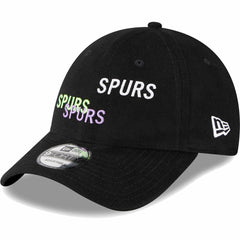 Tottenham Hotspur New Era Triple Wordmark 9FORTY Adjustable Hat Black - New Era