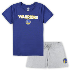 Golden State Warriors Women's Plus Size T-Shirt & Shorts Combo Set sale Outlet