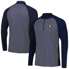 Houston Astros Levelwear Charter Striped Raglan Quarter-Zip Top | MLB On Sale