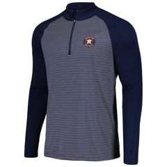 Houston Astros Levelwear Charter Striped Raglan Quarter-Zip Top | MLB On Sale