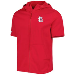 St. Louis Cardinals Levelwear Recruit Full-Zip Short Sleeve Hoodie | MLB US
