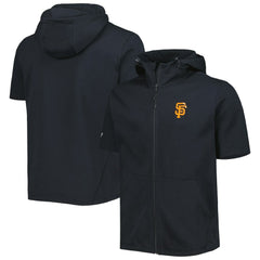 San Francisco Giants Levelwear Recruit Full-Zip Short Sleeve Hoodie | MLB Sale