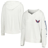 Washington Capitals Concepts Sport Women's Accord Hacci Long Sleeve Hoodie Top Outlet