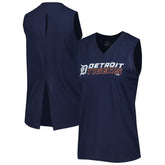 Detroit Tigers Levelwear Women's Paisley Chase V-Neck Tank Top | MLB US