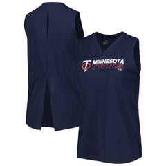 Minnesota Twins Levelwear Women's Paisley Chase V-Neck Tank Top | MLB On Sale