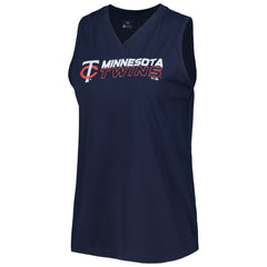Minnesota Twins Levelwear Women's Paisley Chase V-Neck Tank Top | MLB On Sale