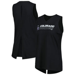 Colorado Rockies Levelwear Women's Paisley Chase V-Neck Tank Top | MLB For sale