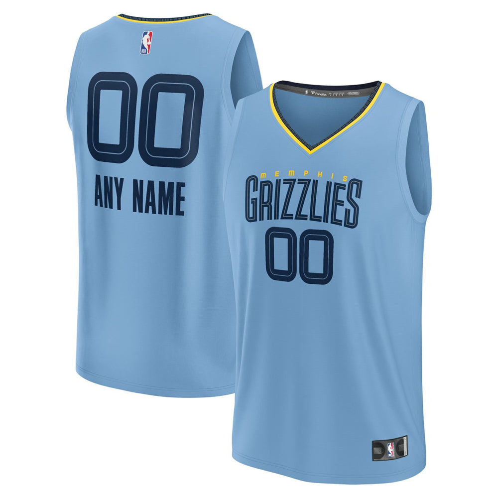 Memphis Grizzlies Youth Fast Break Replica Custom Jersey For Sale