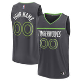 Minnesota Timberwolves Youth Custom Fast Break Jersey On Sale