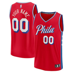 Philadelphia 76ers Youth Fast Break Replica Custom Jersey On Sale