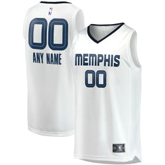 Memphis Grizzlies Fast Break Custom Replica Jersey Discount