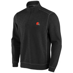 Cleveland Browns Tommy Bahama Big & Tall Tobago Bay Half-Zip Sweatshirt