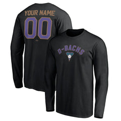 Arizona Diamondbacks Personalized Cooperstown Collection Winning Streak Long Sleeve T-Shirt | MLB Sale