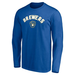Milwaukee Brewers Personalized Cooperstown Collection Winning Streak Long Sleeve T-Shirt | MLB Shop