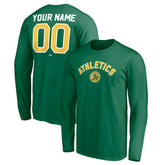 Athletics Personalized Cooperstown Collection Winning Streak Long Sleeve T-Shirt | MLB For sale