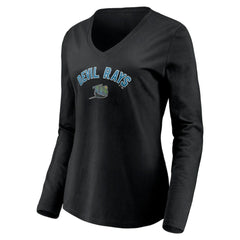 Tampa Bay Rays Women's Cooperstown Collection Personalized Winning Streak Long Sleeve V-Neck T-Shirt | MLB US