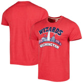 Washington Wizards Homage Unisex Hometown Hyper Local Tri-Blend T-Shirt Discount