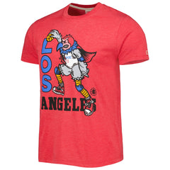 LA Clippers Homage Unisex Team Mascot Tri-Blend T-Shirt On Sale