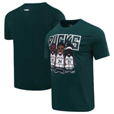 Giannis Antetokounmpo, Jrue Holiday, Khris Middleton Milwaukee Bucks Pro Standard Multi Lineup T-Shirt New
