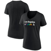 Los Angeles Dodgers Women's City Pride V-Neck T-Shirt | MLB Outlet