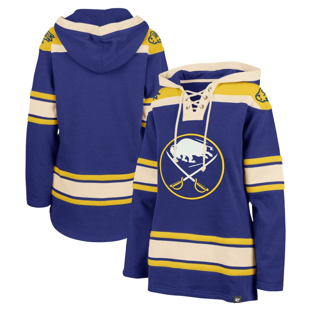Buffalo Sabres '47 Women's Superior Lacer Pullover Hoodie Outlet
