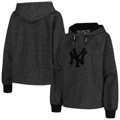 New York Yankees DKNY Sport Women's Debbie Dolman Raglan Pullover Hoodie | MLB For sale