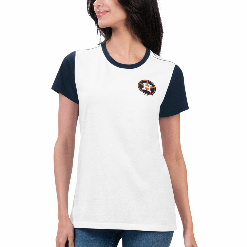 Houston Astros G-III 4Her by Carl Banks Women's Illustration Ringer T-Shirt | MLB Discount