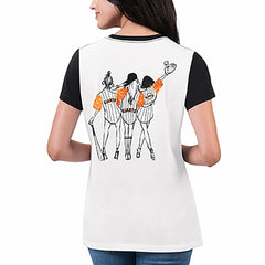 San Francisco Giants G-III 4Her by Carl Banks Women's Illustration Ringer T-Shirt | MLB Online