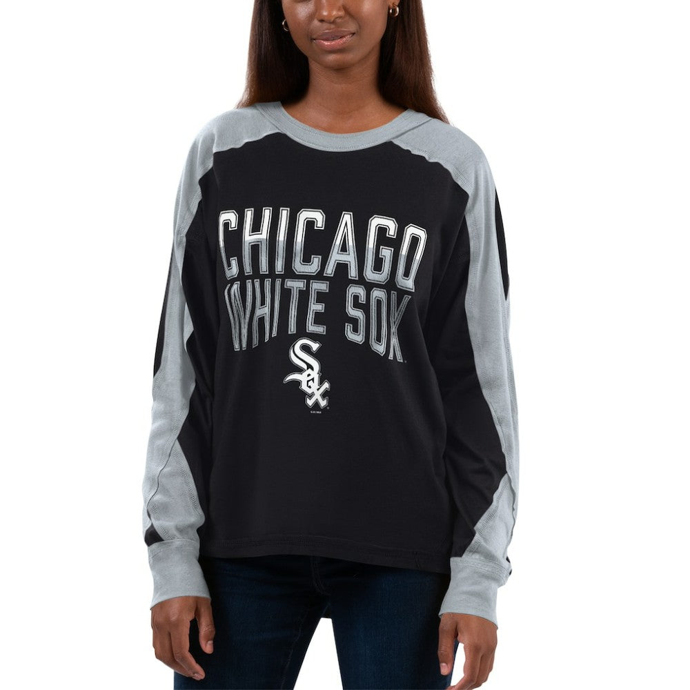 Chicago White Sox G-III 4Her by Carl Banks Women's Smash Raglan Long Sleeve T-Shirt | MLB Discount