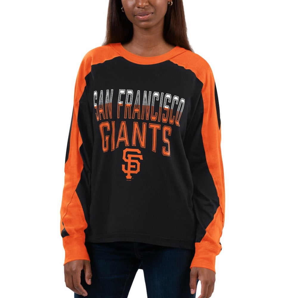 San Francisco Giants G-III 4Her by Carl Banks Women's Smash Raglan Long Sleeve T-Shirt | MLB On Sale