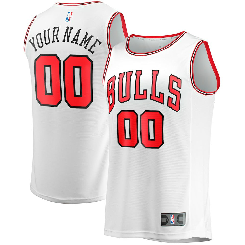 Chicago Bulls Youth Fast Break Replica Custom Jersey sale Discount