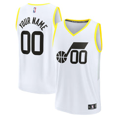Utah Jazz Youth Fast Break Replica Custom Jersey Discount