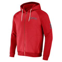 Los Angeles Angels Darius Rucker Collection by Fanatics Raglan Full-Zip Hoodie | MLB Online
