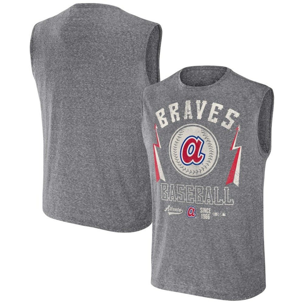 Atlanta Braves Darius Rucker Collection by Fanatics Relaxed-Fit Muscle Tank Top | MLB New
