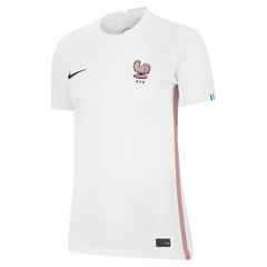 France Women's EC22 Away Soccer Jersey - White-Pink Glaze - Nike