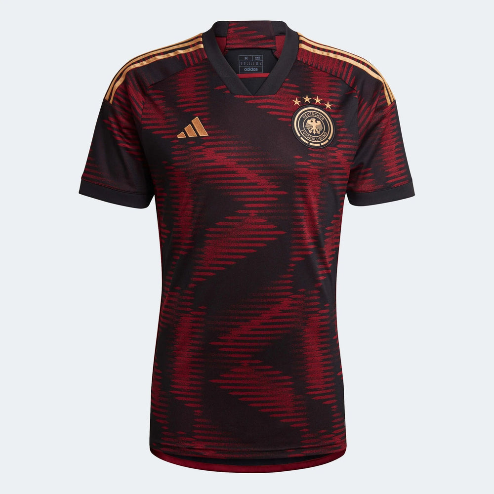 2022-23 Germany Away Soccer Jersey Black - Adidas