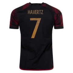 2022-23 Germany Away Soccer Jersey Black - Adidas