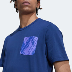 2022-23 Argentina Graphic Tee Night Indigo - Adidas